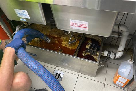 Sep 10, 2021 · Most manufacturers recommend that grease traps should be cleaned every 1 to 3 months. Just how often will depend on a variety of factors, including the size of the grease trap and the amount of grease disposed of on a daily basis. To determine how frequently to clean your trap, use the ¼ rule. When a quarter of your grease trap is filled with ... 